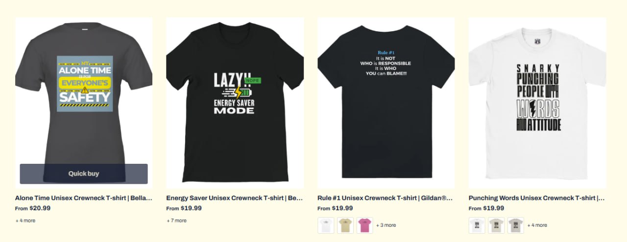 Snarky Humans products