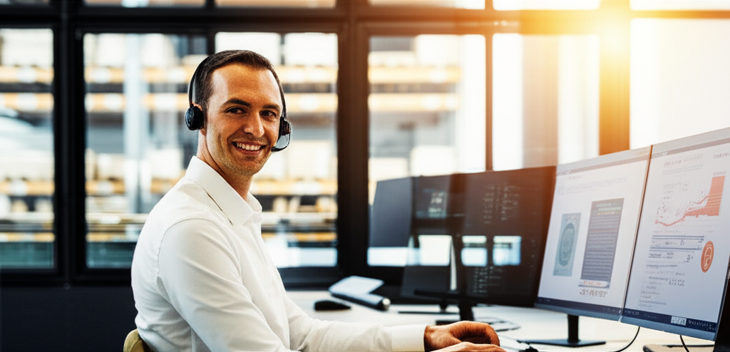 Dedicated account manager providing logistics support