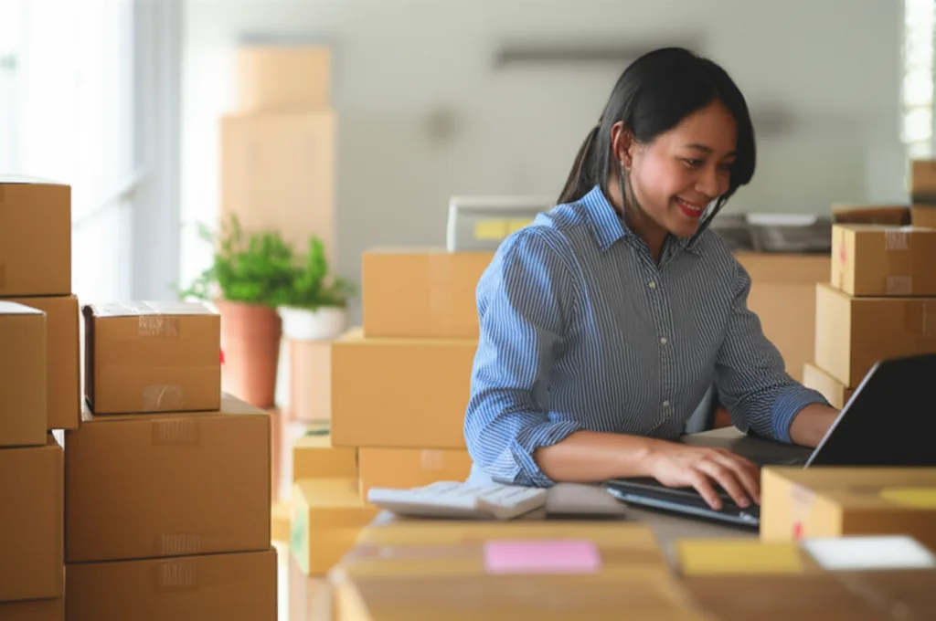 Small business owner researching 3PL pricing and fulfillment options